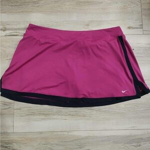 Nike Fuchsia Skirt with Black Trim